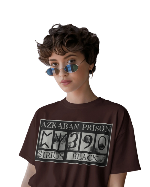 Azkaban Prison Sirius Black - Classic Terry Oversized Tee