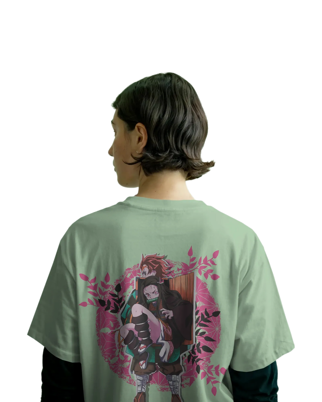 Kamado Duo - Demon Slayer Terry Oversized Tee