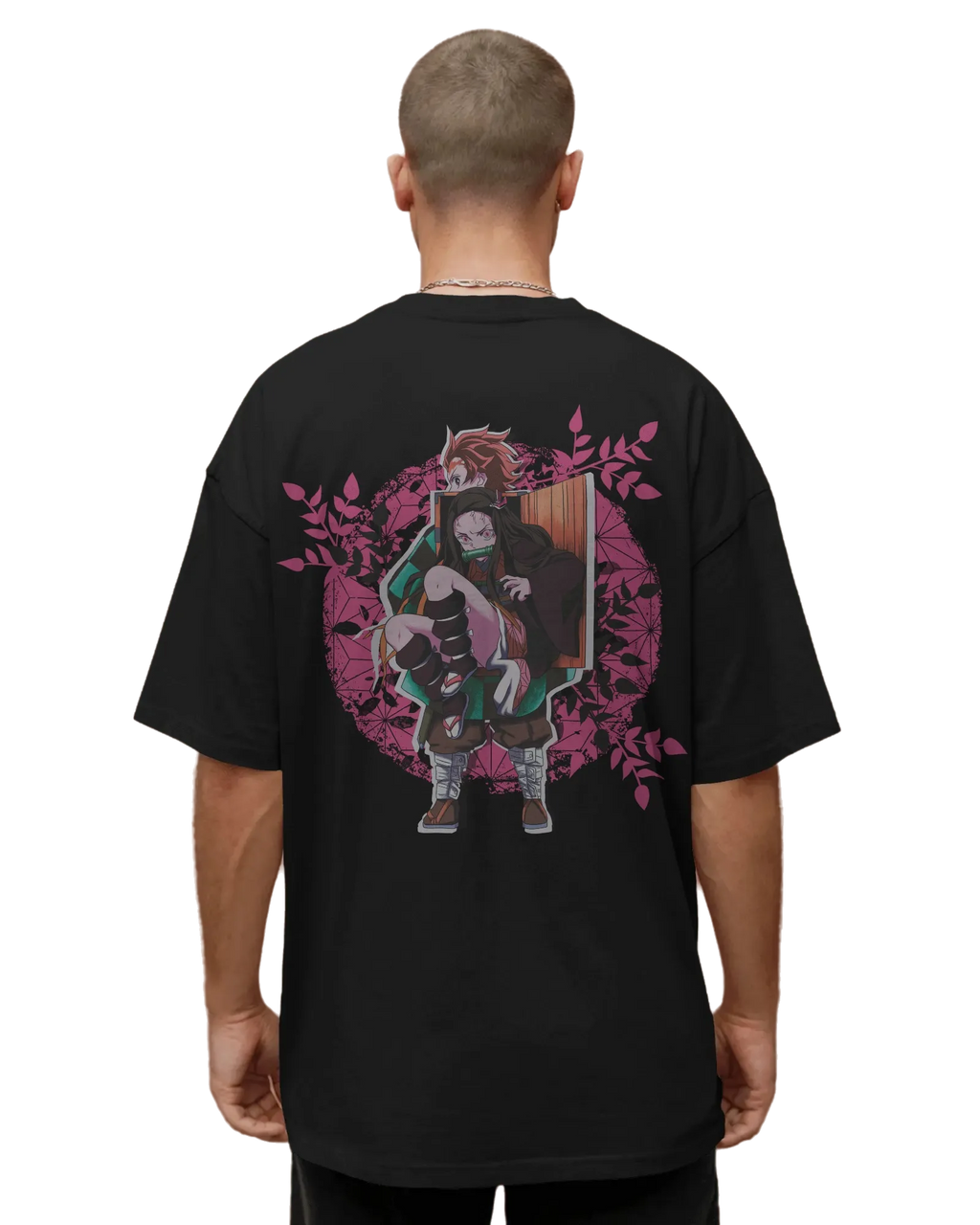 Kamado Duo - Demon Slayer Terry Oversized Tee