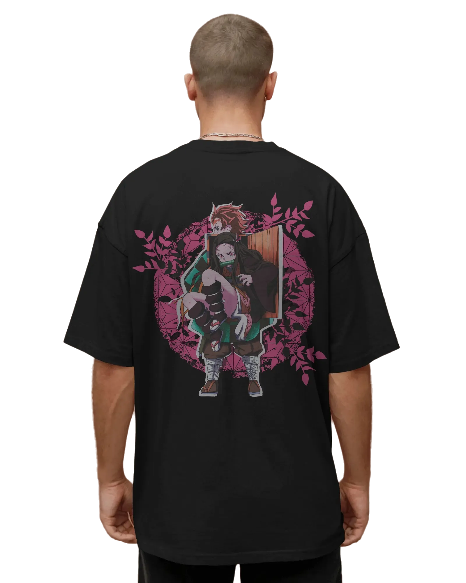 Kamado Duo - Demon Slayer Terry Oversized Tee