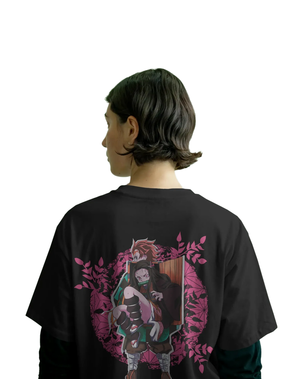 Kamado Duo - Demon Slayer Terry Oversized Tee