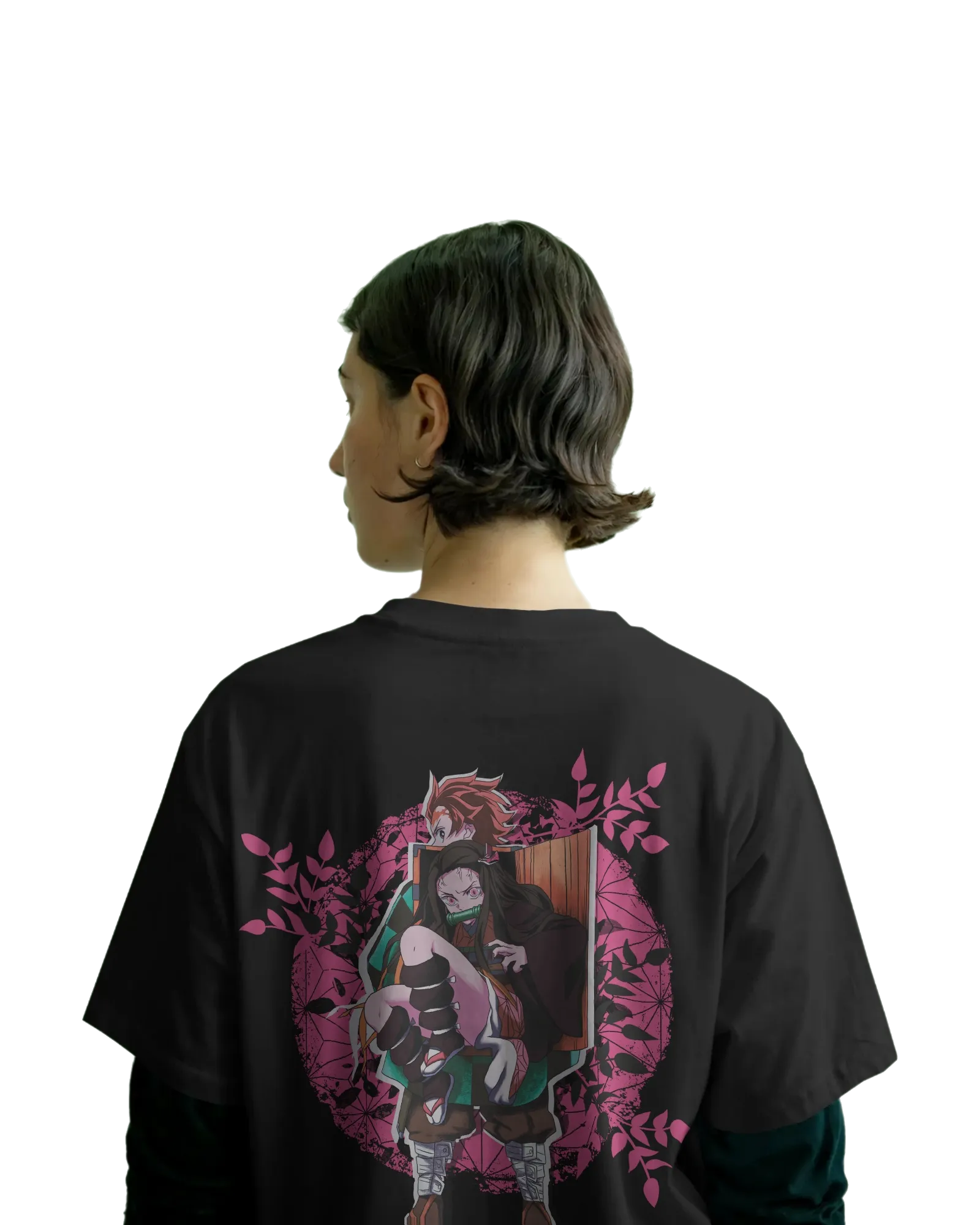 Kamado Duo - Demon Slayer Terry Oversized Tee