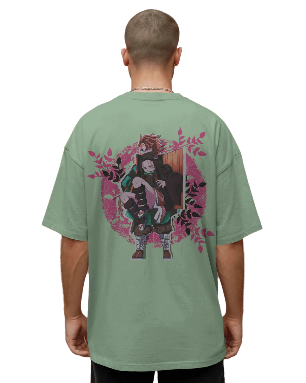 Kamado Duo - Demon Slayer Terry Oversized Tee