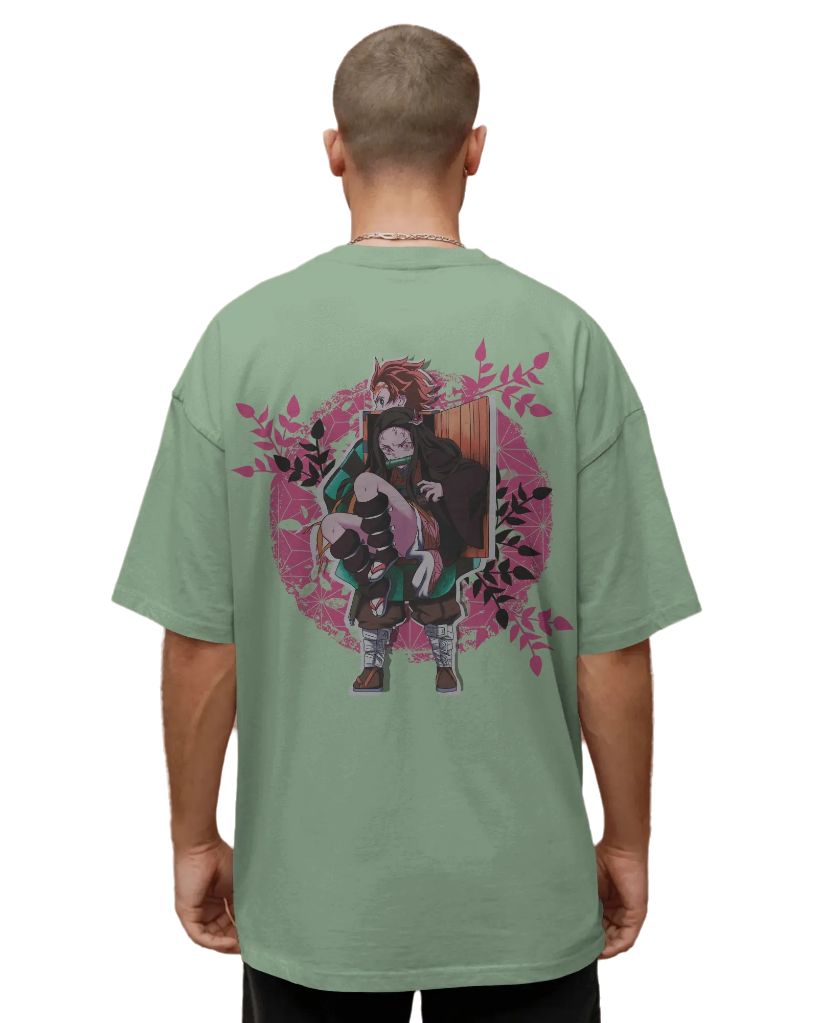 Kamado Duo - Demon Slayer Terry Oversized Tee