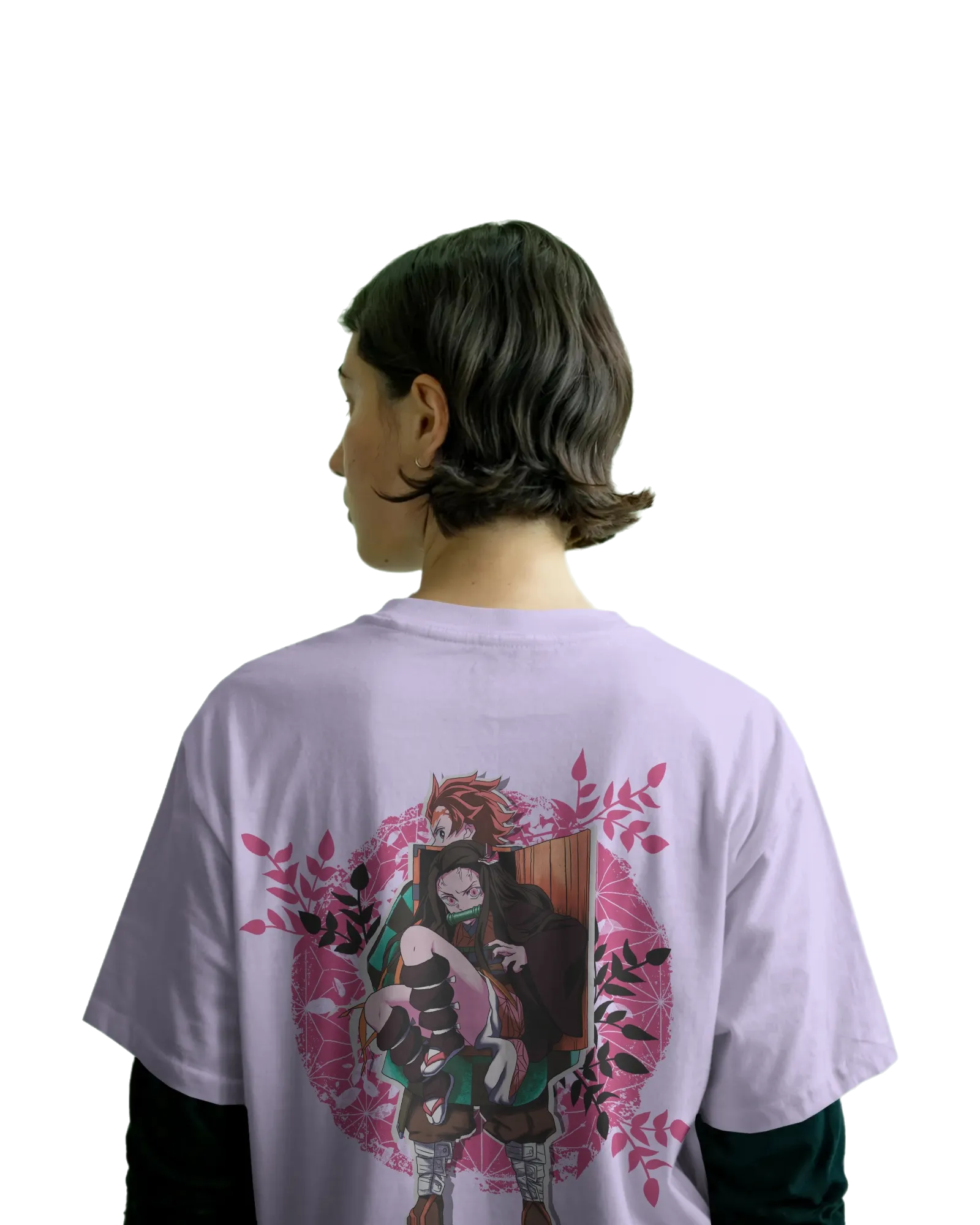 Kamado Duo - Demon Slayer Terry Oversized Tee