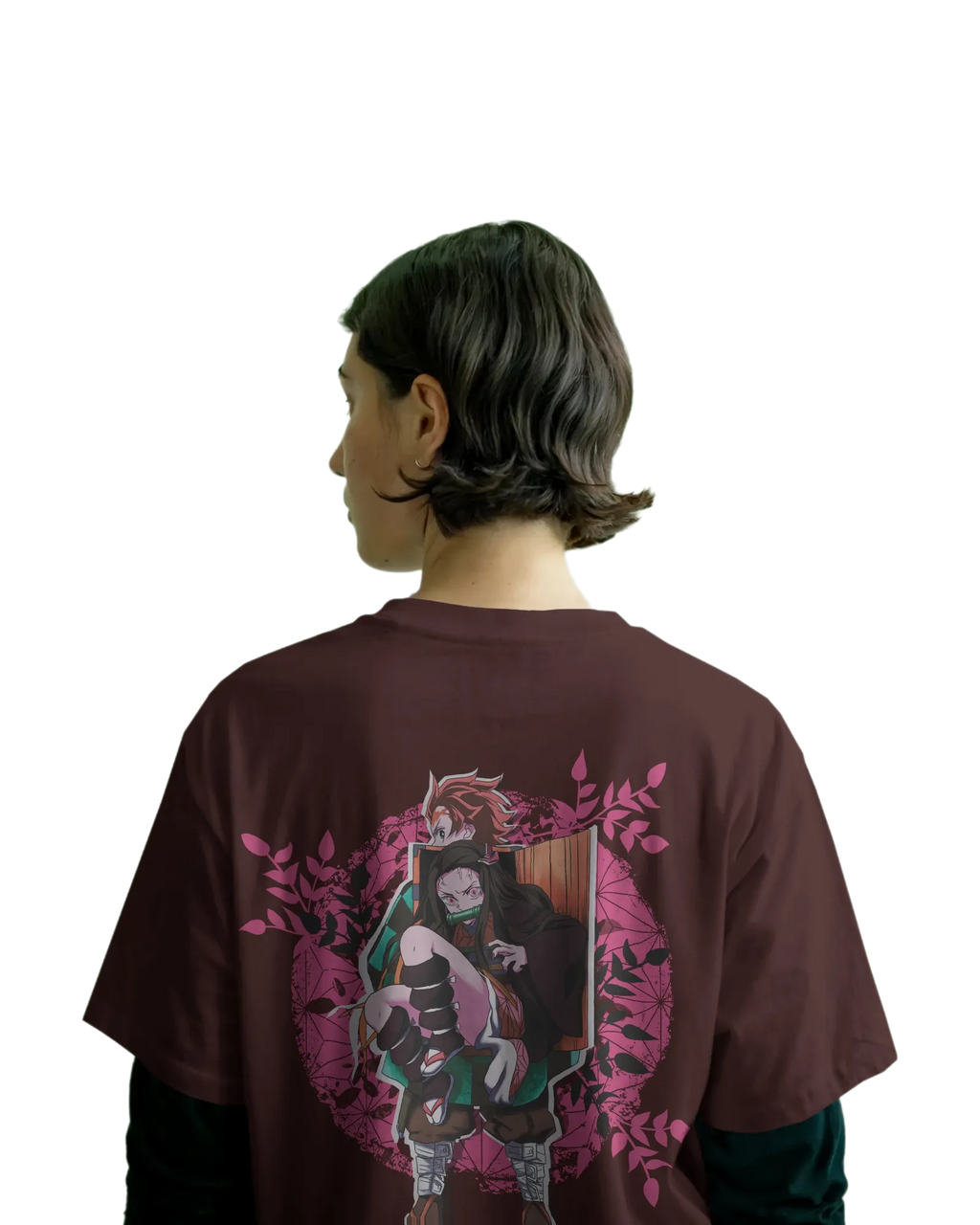 Kamado Duo - Demon Slayer Terry Oversized Tee