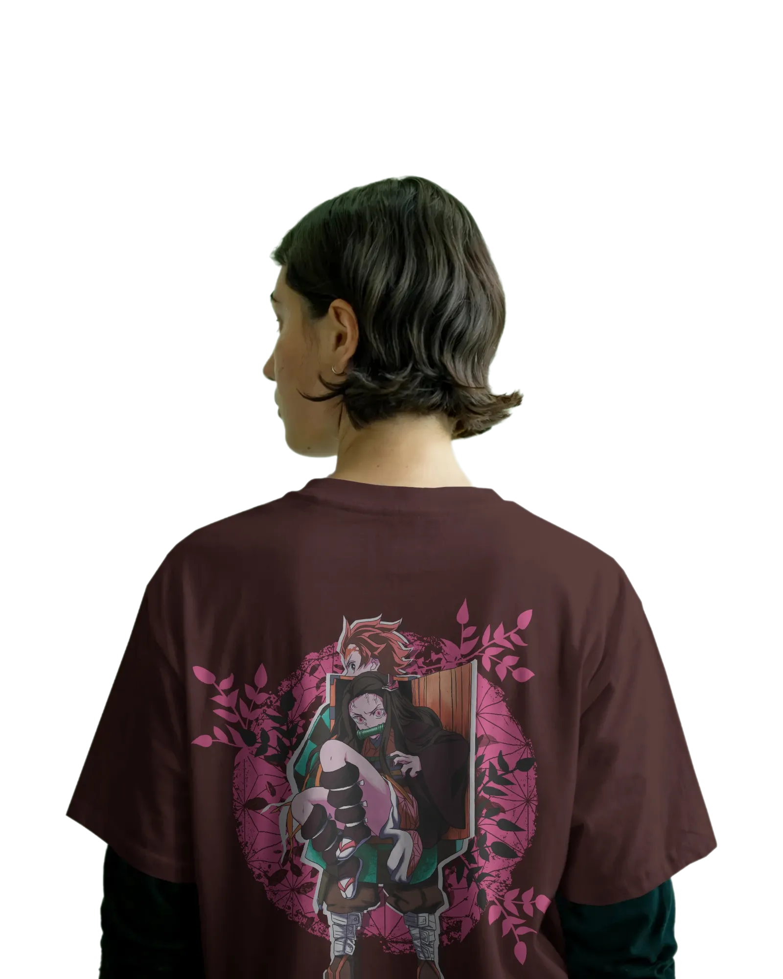 Kamado Duo - Demon Slayer Terry Oversized Tee