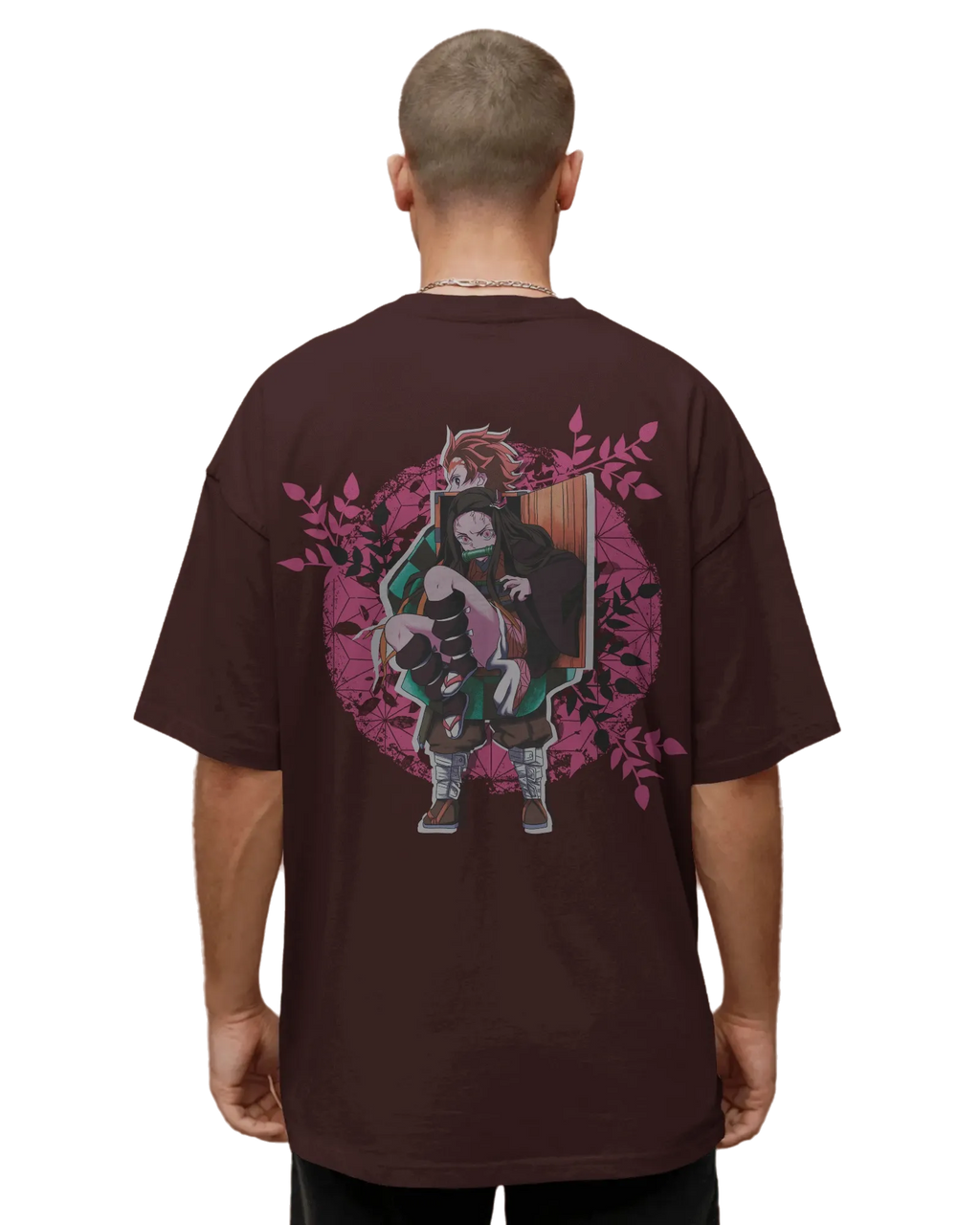 Kamado Duo - Demon Slayer Terry Oversized Tee