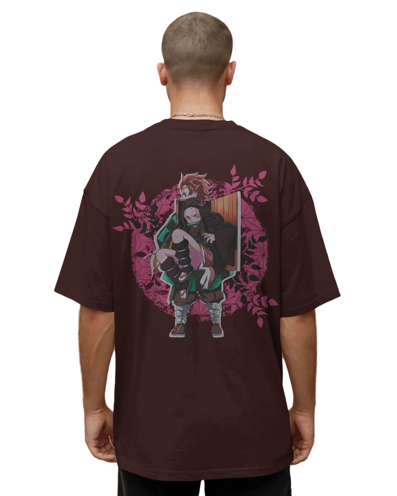 Kamado Duo - Demon Slayer Terry Oversized Tee