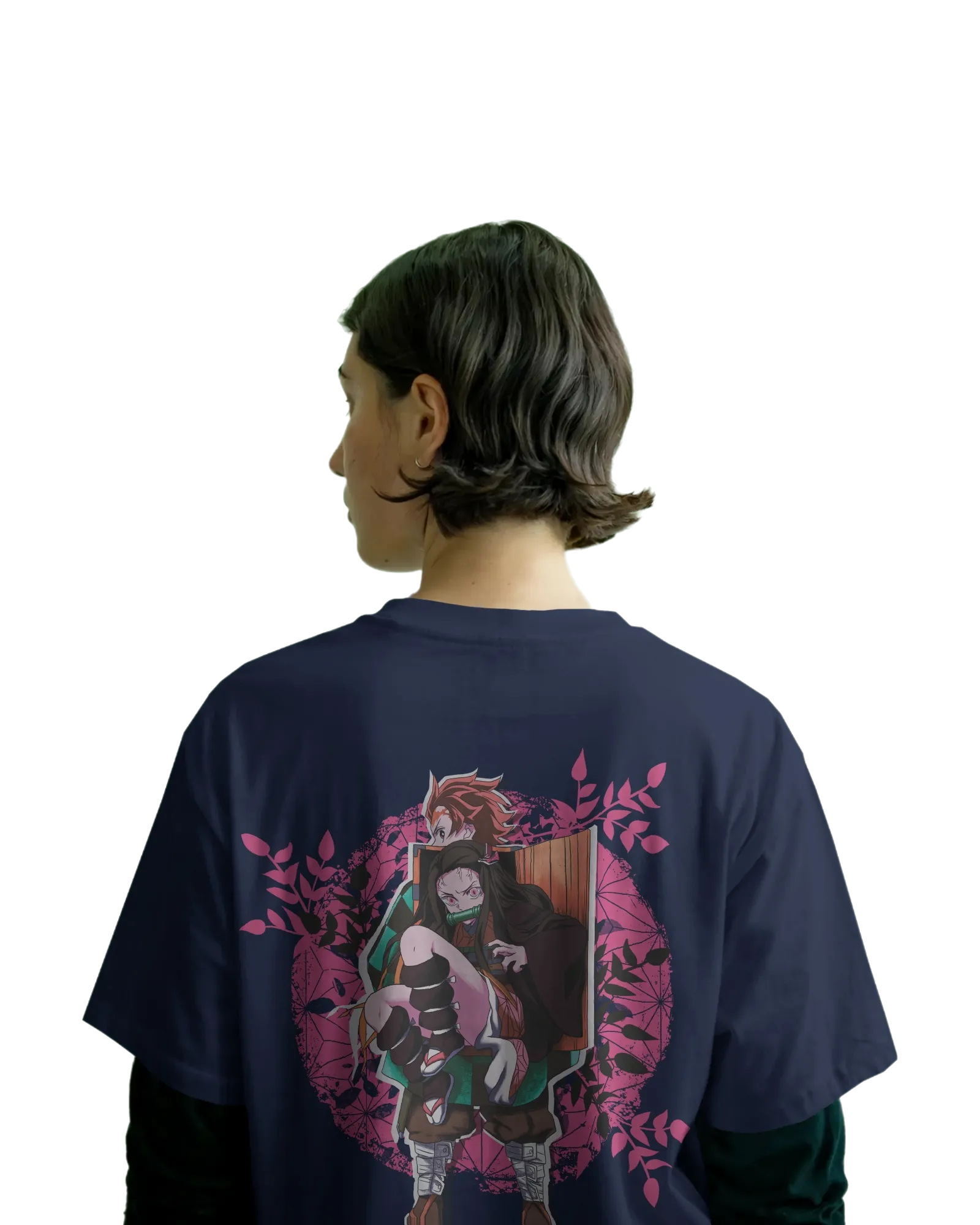 Kamado Duo - Demon Slayer Terry Oversized Tee