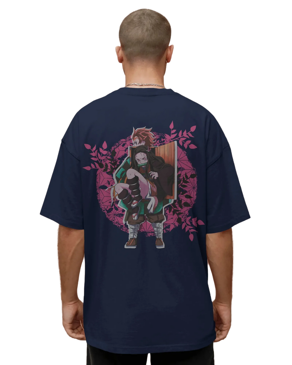 Kamado Duo - Demon Slayer Terry Oversized Tee