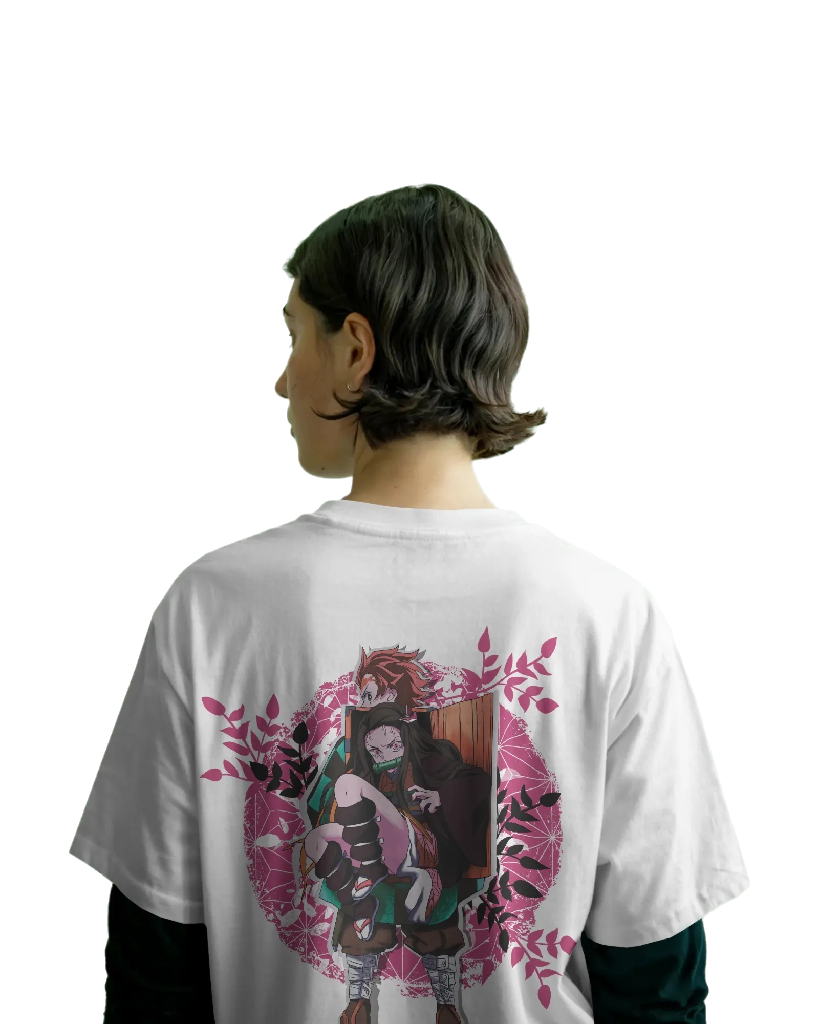 Kamado Duo - Demon Slayer Terry Oversized Tee
