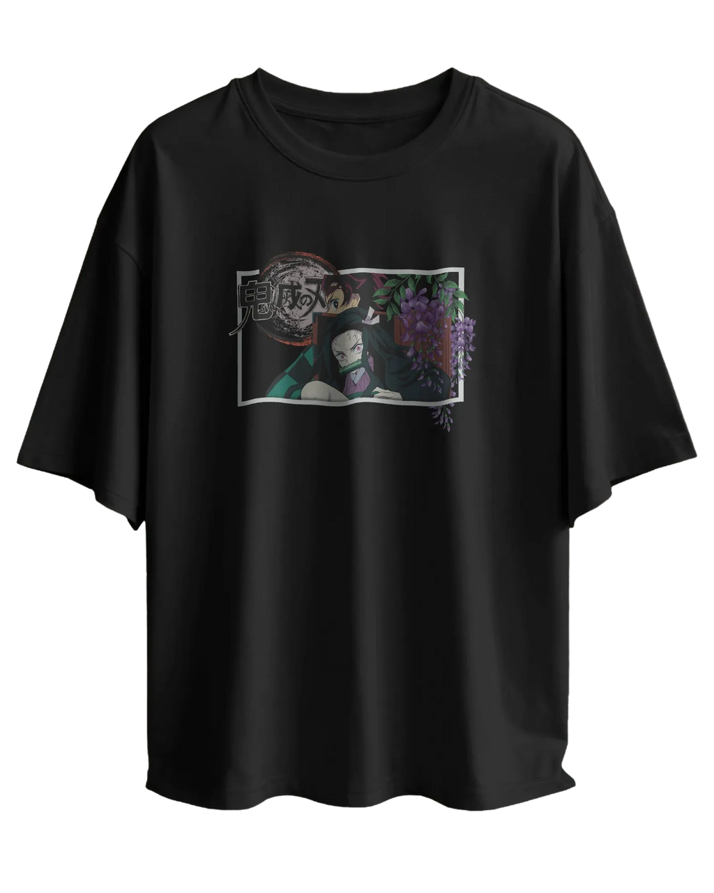 Kamado Duo - Demon Slayer Terry Oversized Tee