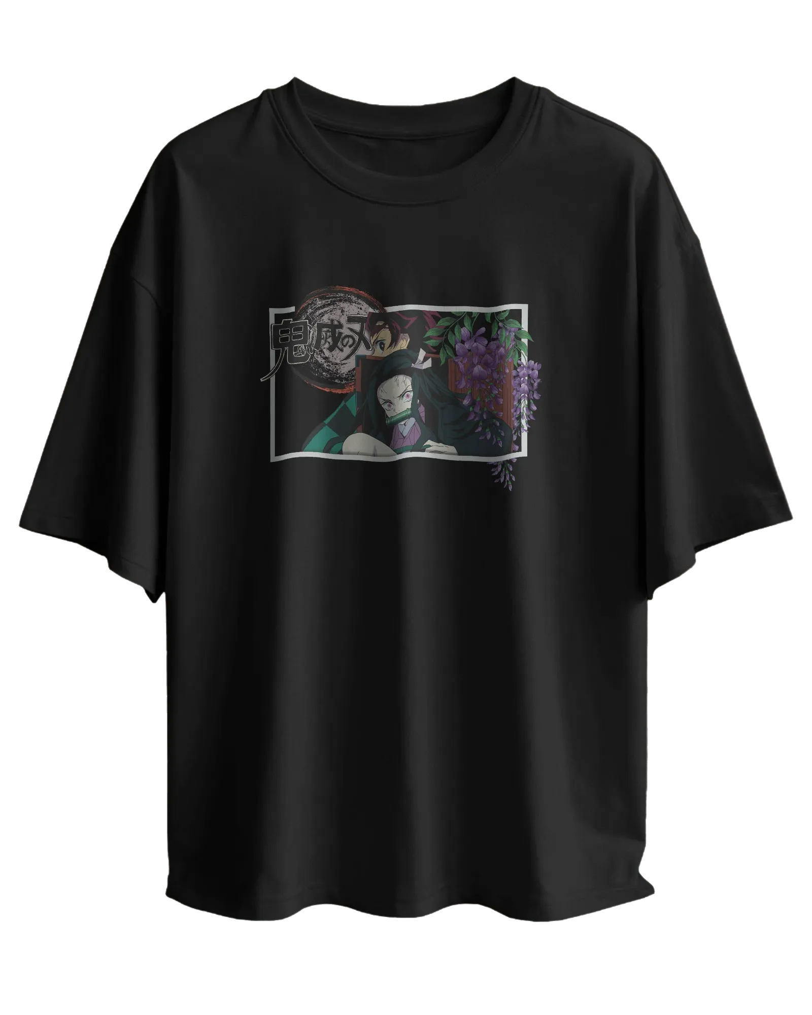 Kamado Duo - Demon Slayer Terry Oversized Tee
