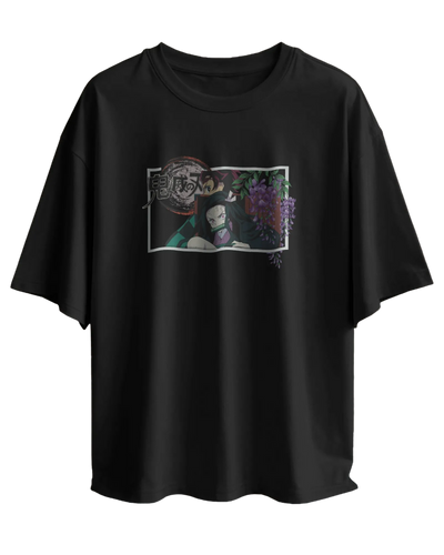 Kamado Duo - Demon Slayer Terry Oversized Tee