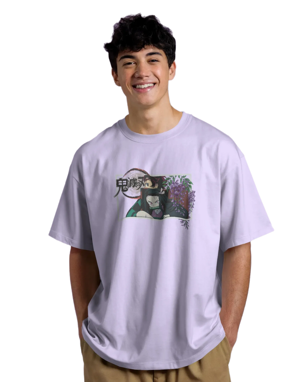 Kamado Duo - Demon Slayer Terry Oversized Tee
