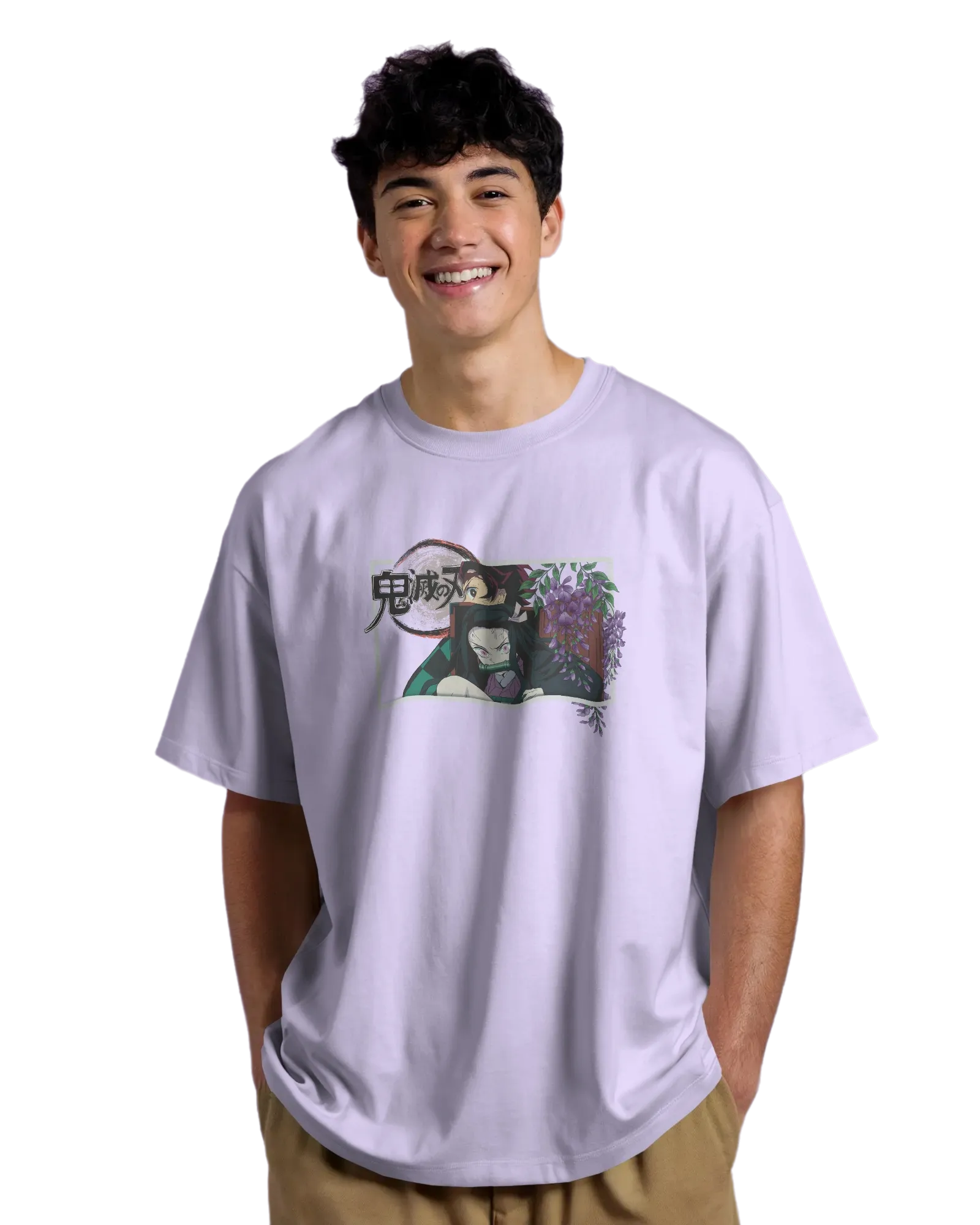 Kamado Duo - Demon Slayer Terry Oversized Tee