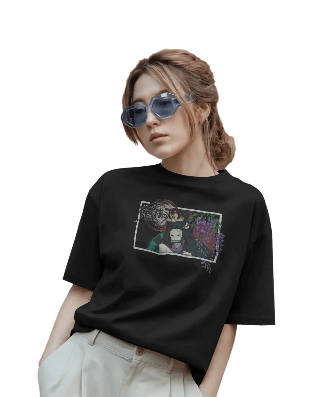 Kamado Duo - Demon Slayer Terry Oversized Tee