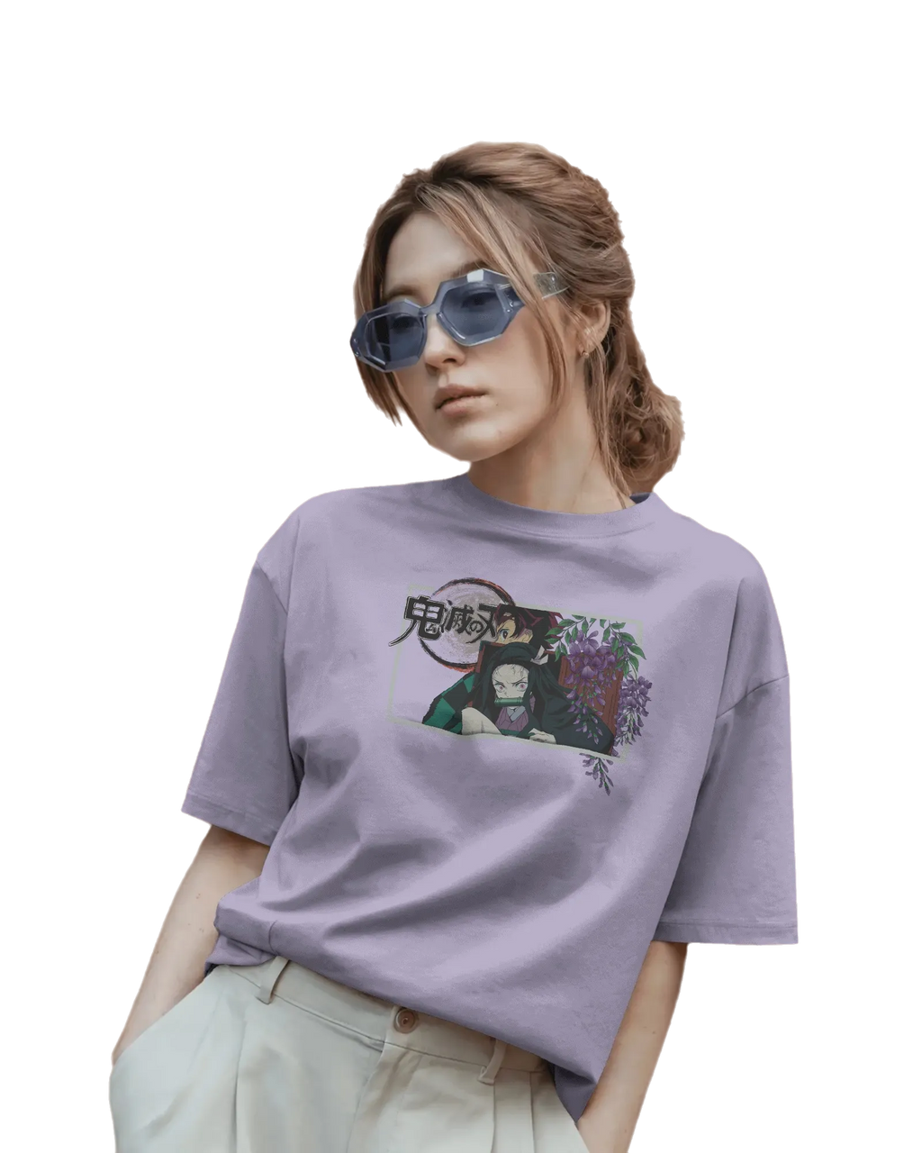 Kamado Duo - Demon Slayer Terry Oversized Tee