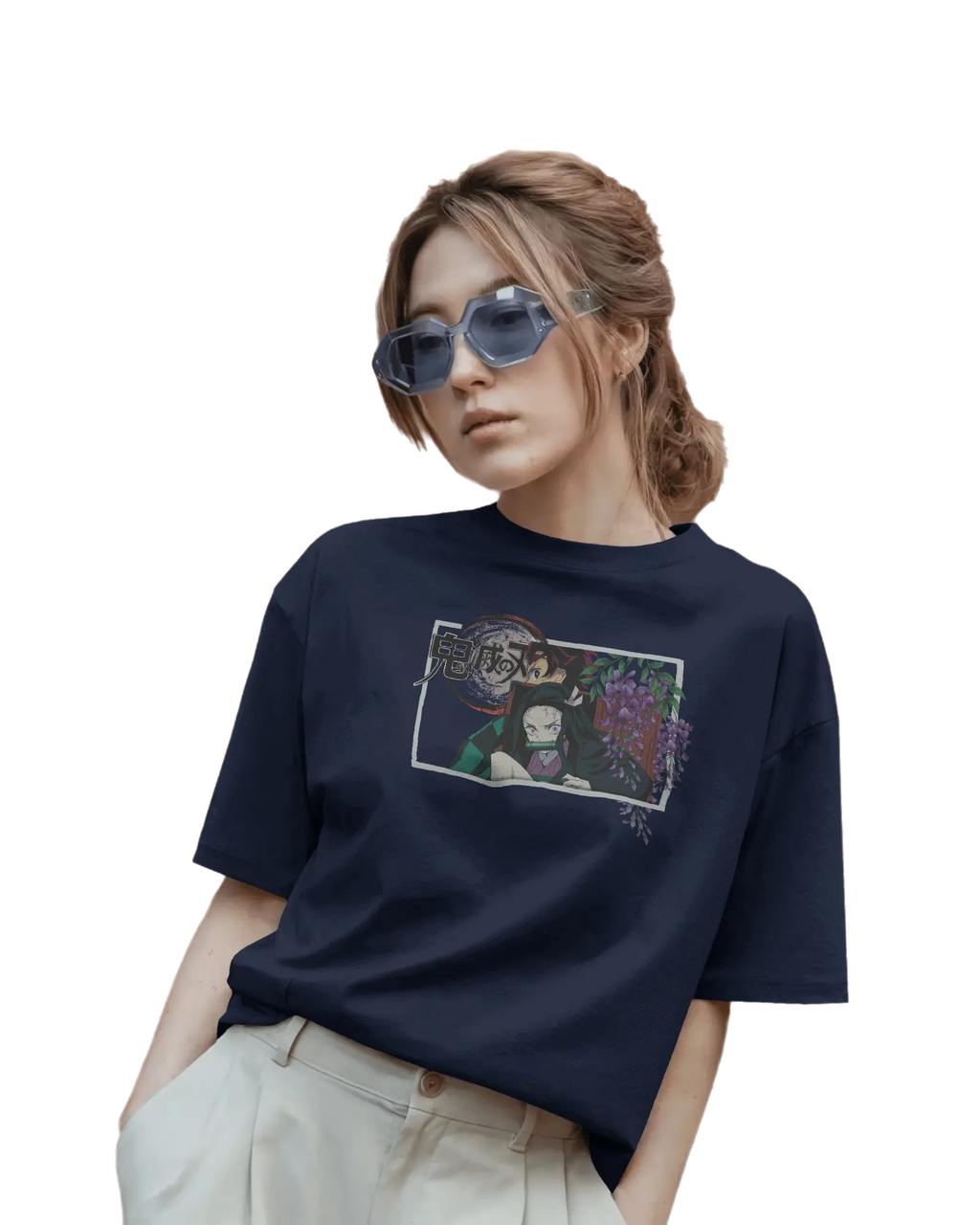 Kamado Duo - Demon Slayer Terry Oversized Tee