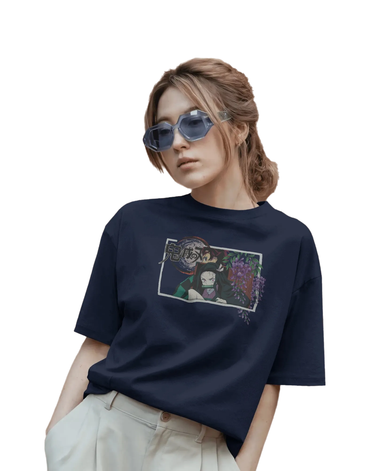 Kamado Duo - Demon Slayer Terry Oversized Tee