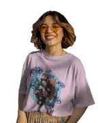 Tajiro and Nezuko - Demon Slayer Terry Oversized Tee