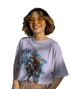 Tajiro and Nezuko - Demon Slayer Terry Oversized Tee