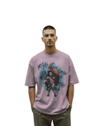 Tajiro and Nezuko - Demon Slayer Terry Oversized Tee