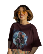 Tajiro and Nezuko - Demon Slayer Terry Oversized Tee