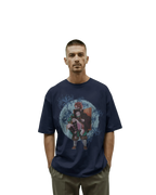 Tajiro and Nezuko - Demon Slayer Terry Oversized Tee