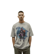 Tajiro and Nezuko - Demon Slayer Terry Oversized Tee