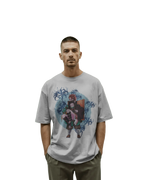 Tajiro and Nezuko - Demon Slayer Terry Oversized Tee
