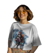 Tajiro and Nezuko - Demon Slayer Terry Oversized Tee