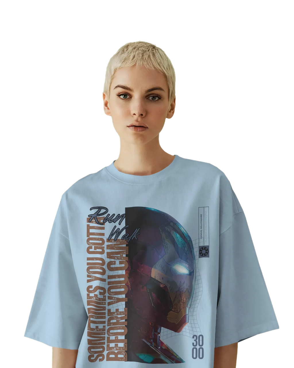 Iron Man - Marvel Terry Oversized Tee