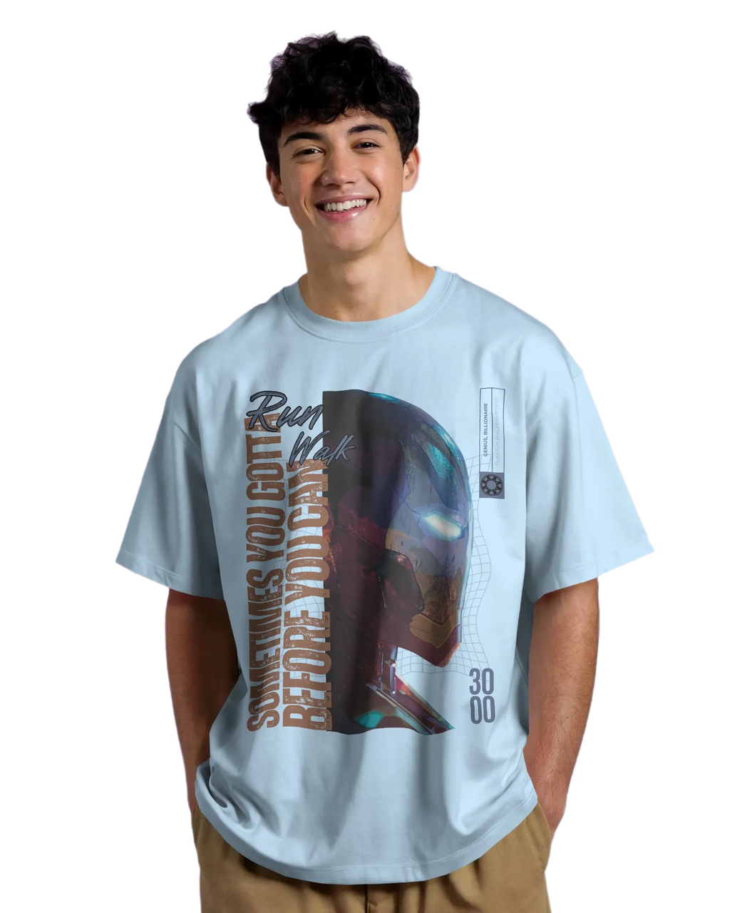 Iron Man - Marvel Terry Oversized Tee