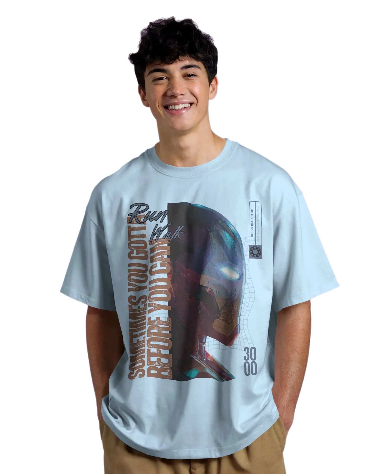 Iron Man - Marvel Terry Oversized Tee