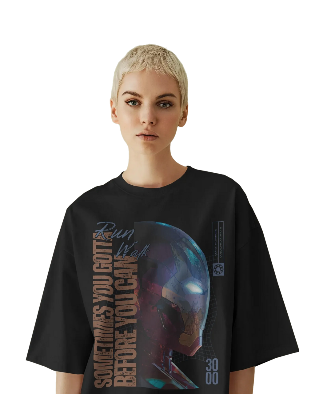 Iron Man - Marvel Terry Oversized Tee