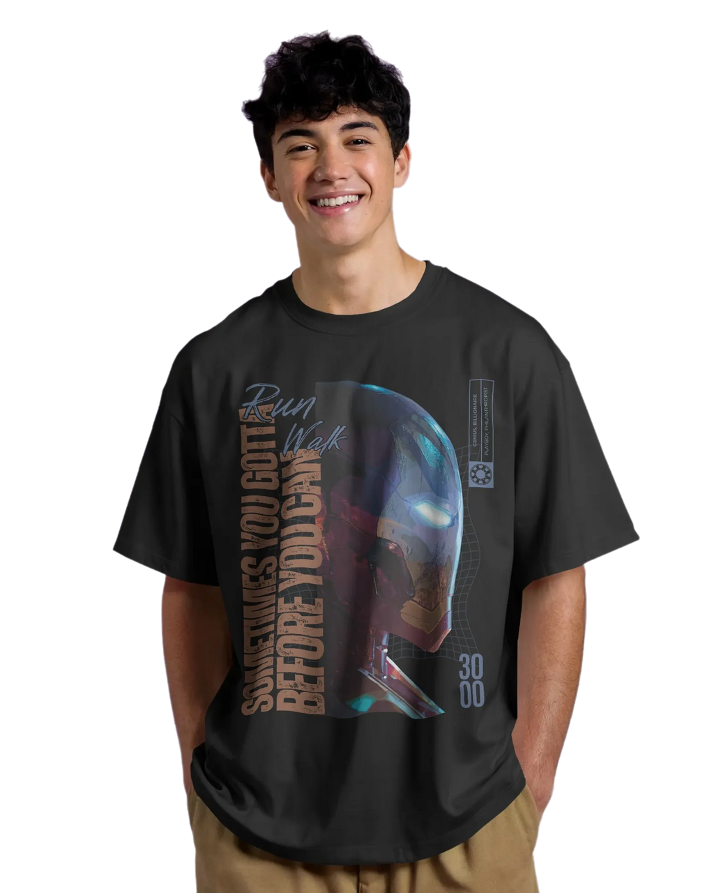 Iron Man - Marvel Terry Oversized Tee