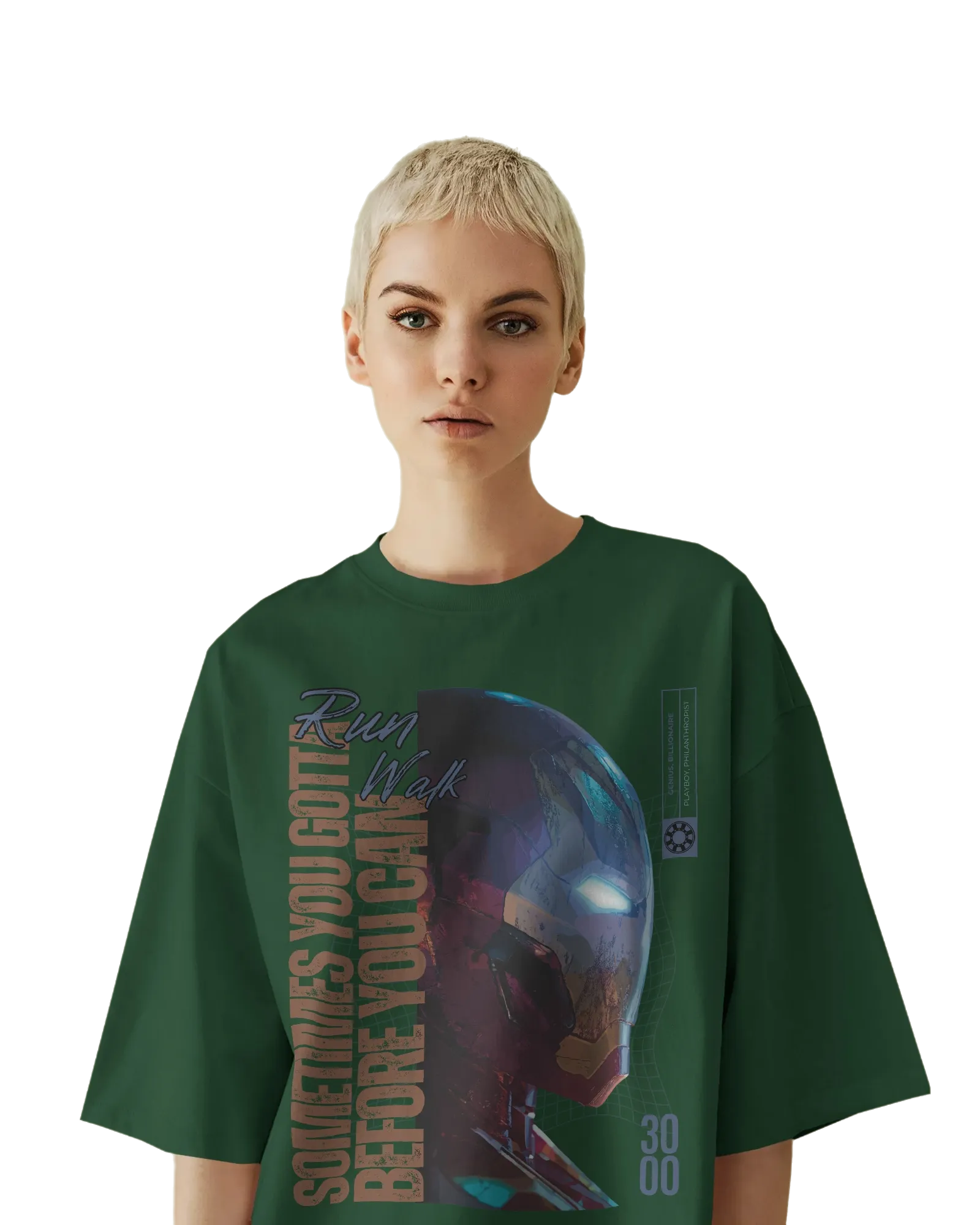 Iron Man - Marvel Terry Oversized Tee