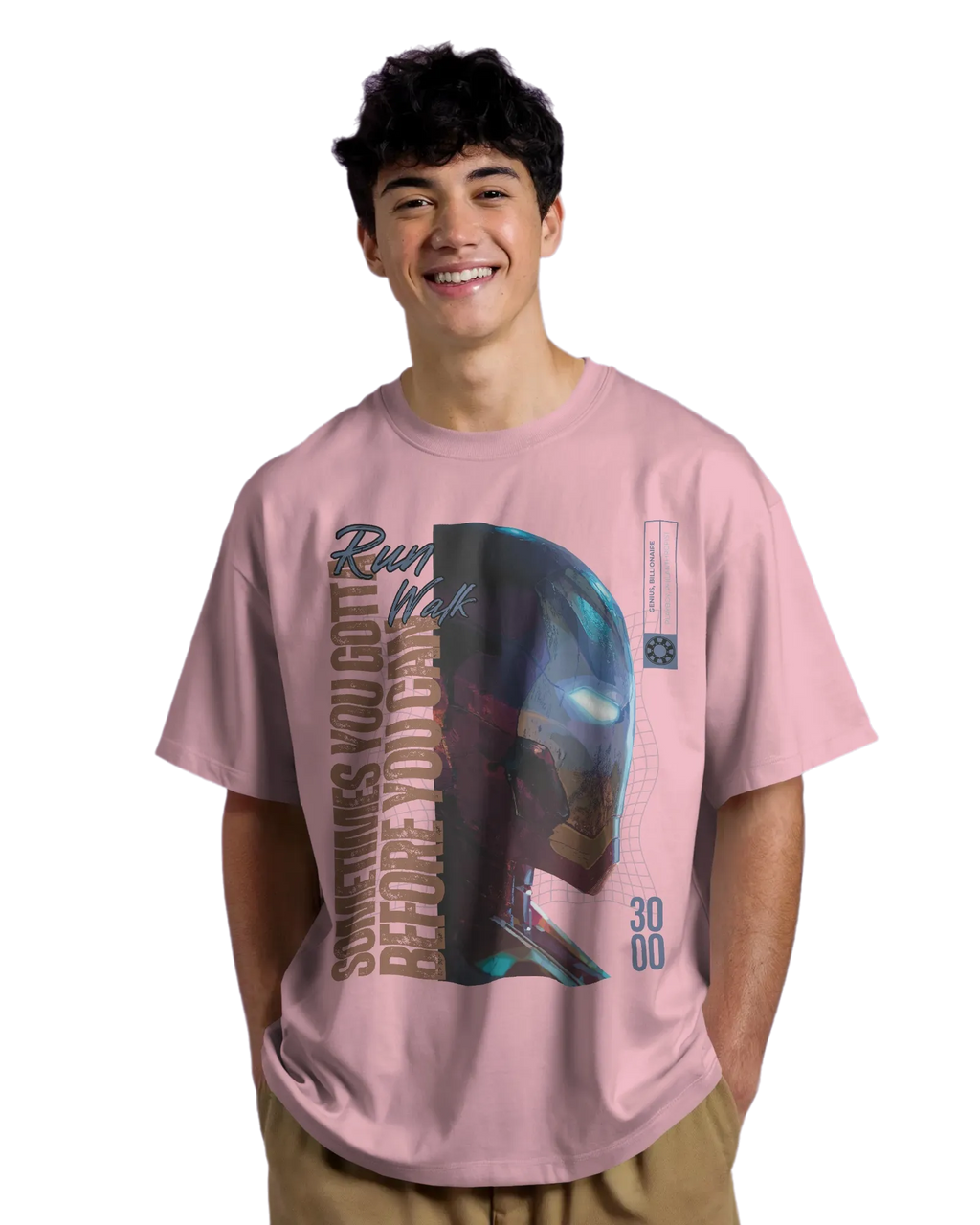 Iron Man - Marvel Terry Oversized Tee