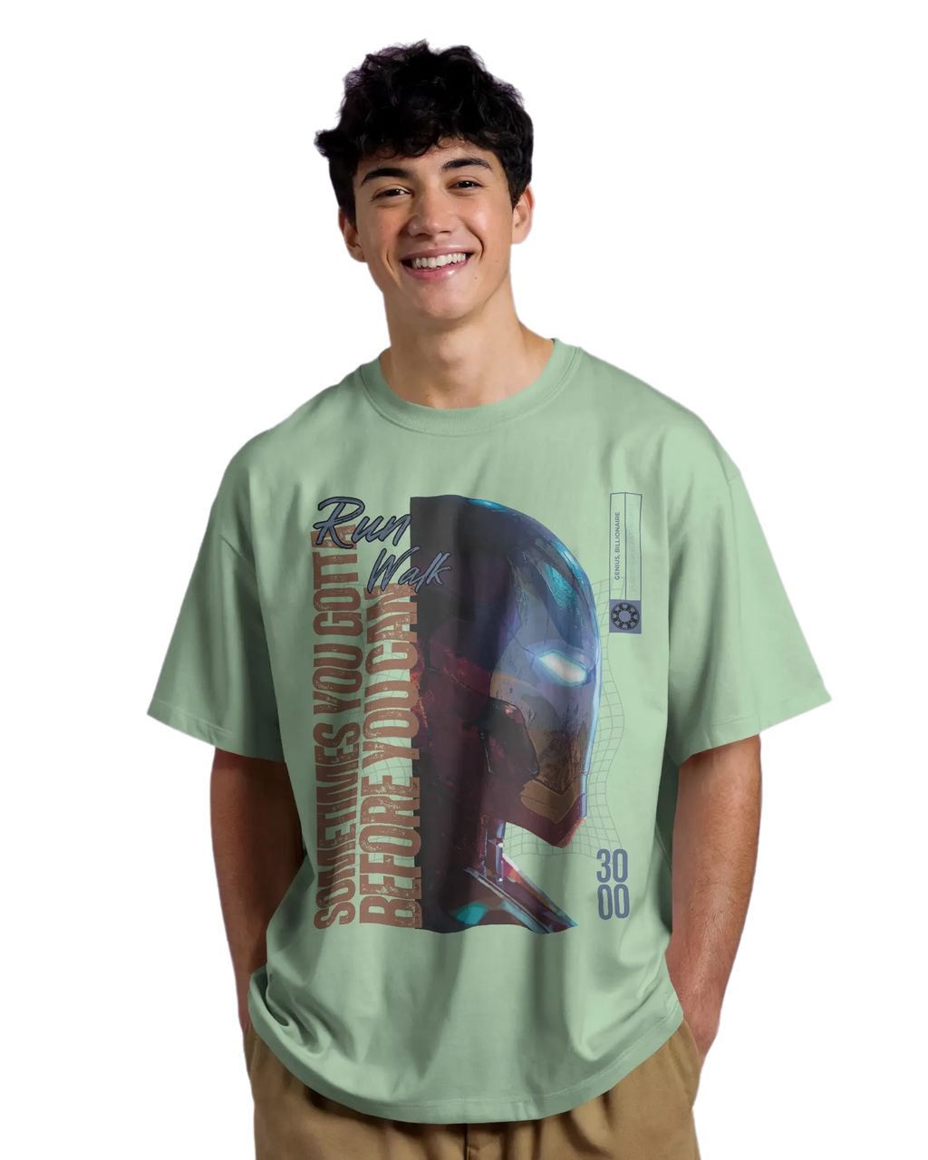 Iron Man - Marvel Terry Oversized Tee