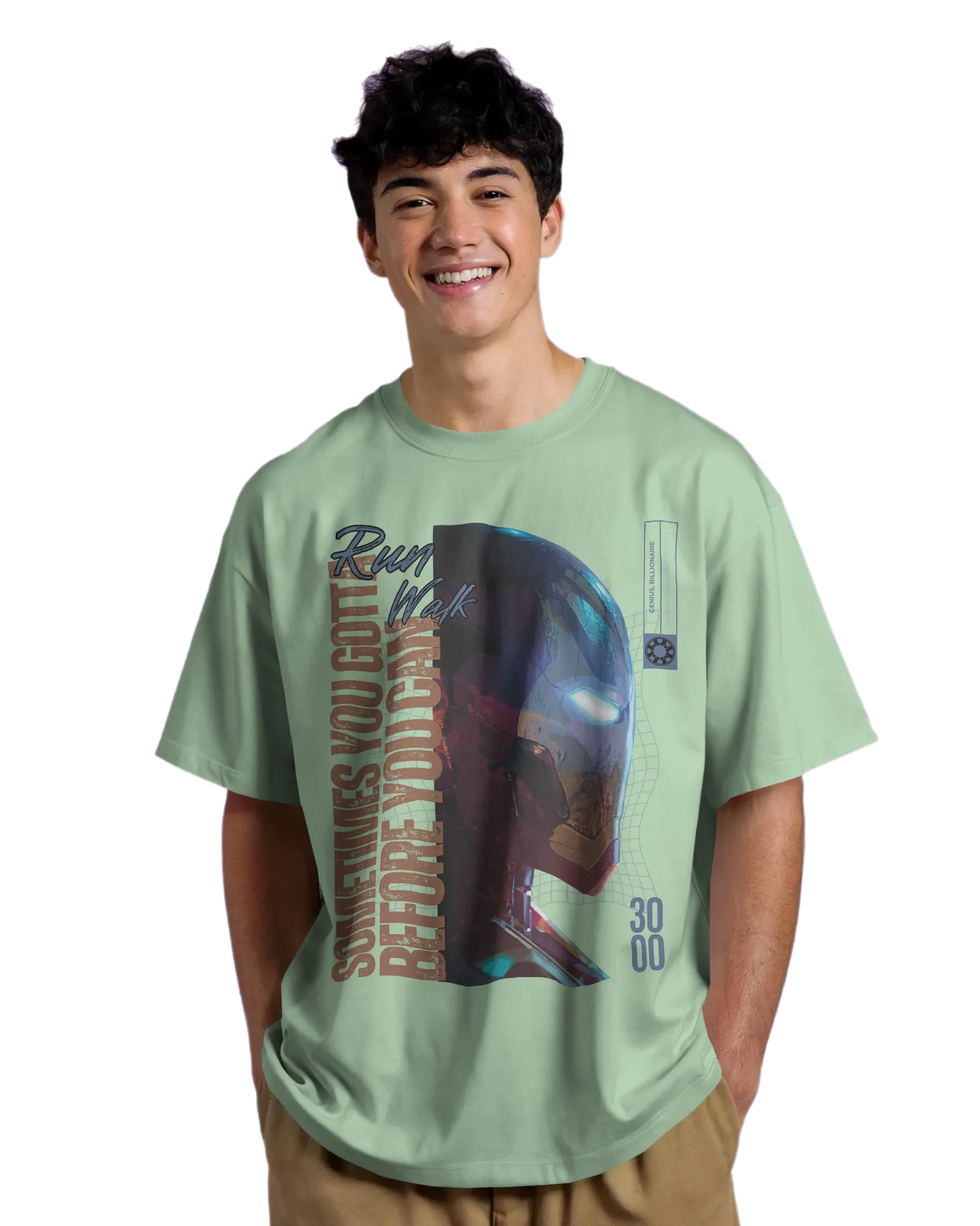 Iron Man - Marvel Terry Oversized Tee