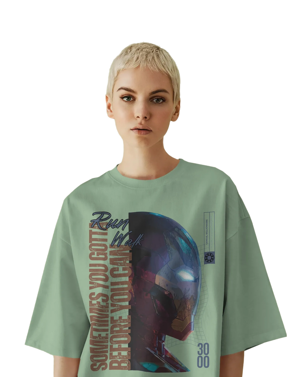 Iron Man - Marvel Terry Oversized Tee