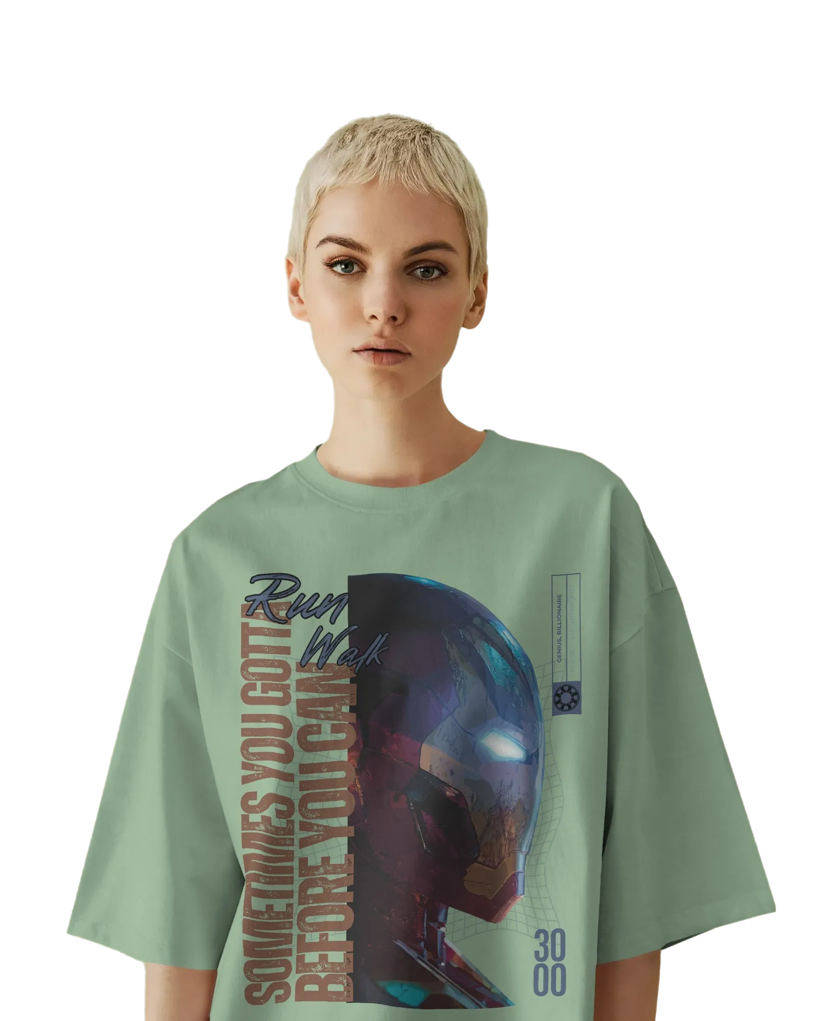 Iron Man - Marvel Terry Oversized Tee