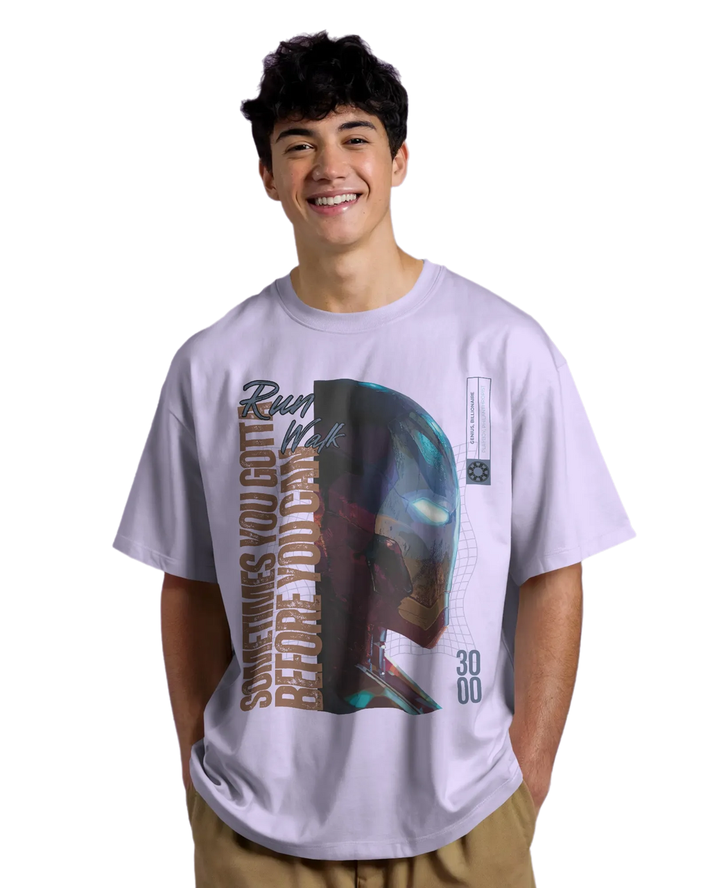 Iron Man - Marvel Terry Oversized Tee
