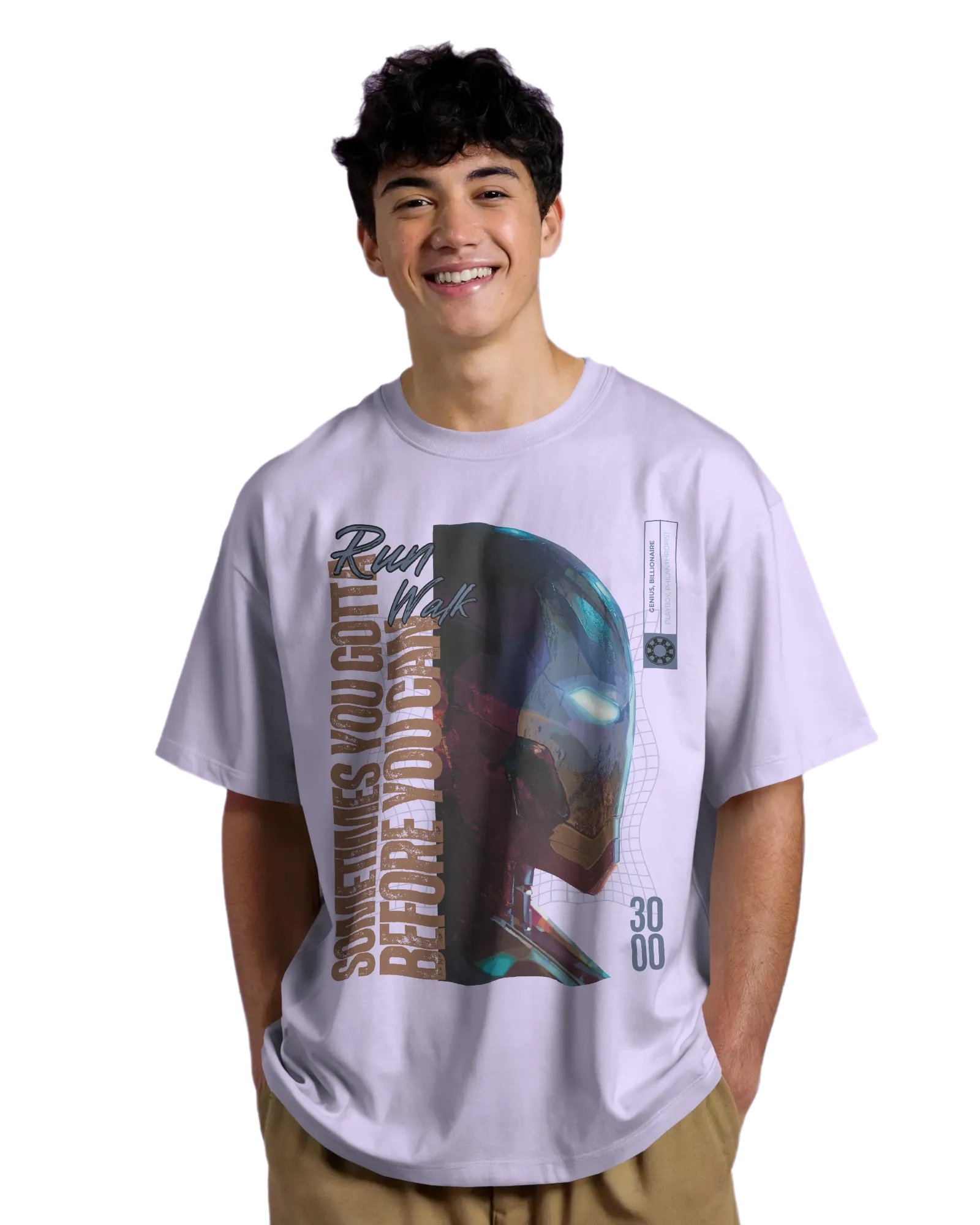 Iron Man - Marvel Terry Oversized Tee