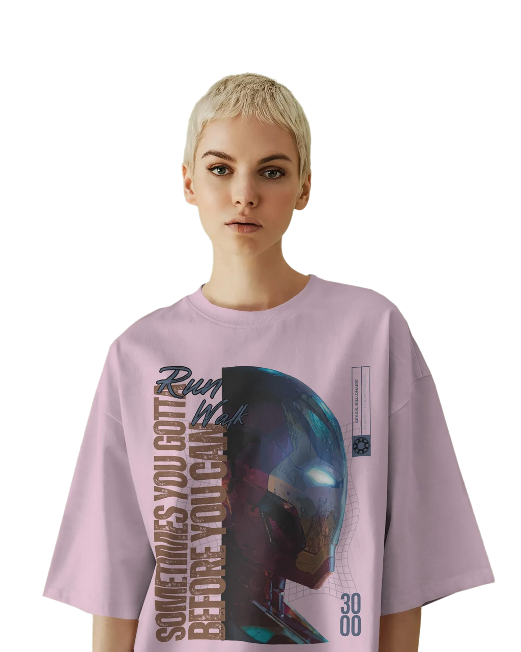 Iron Man - Marvel Terry Oversized Tee