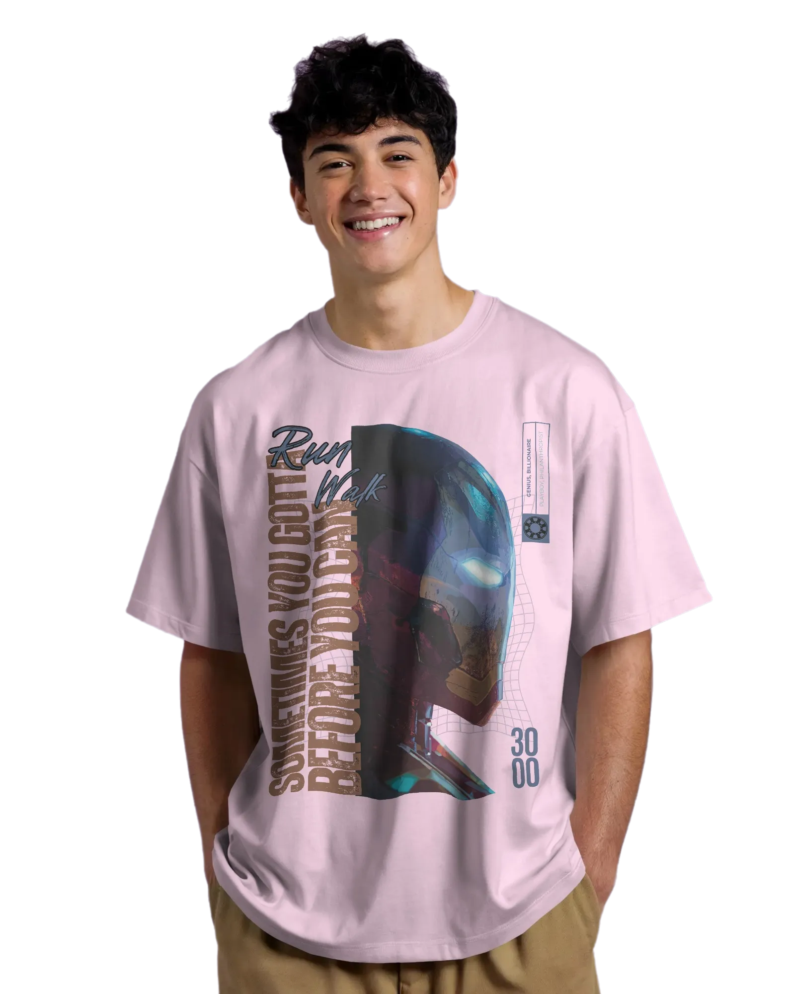Iron Man - Marvel Terry Oversized Tee