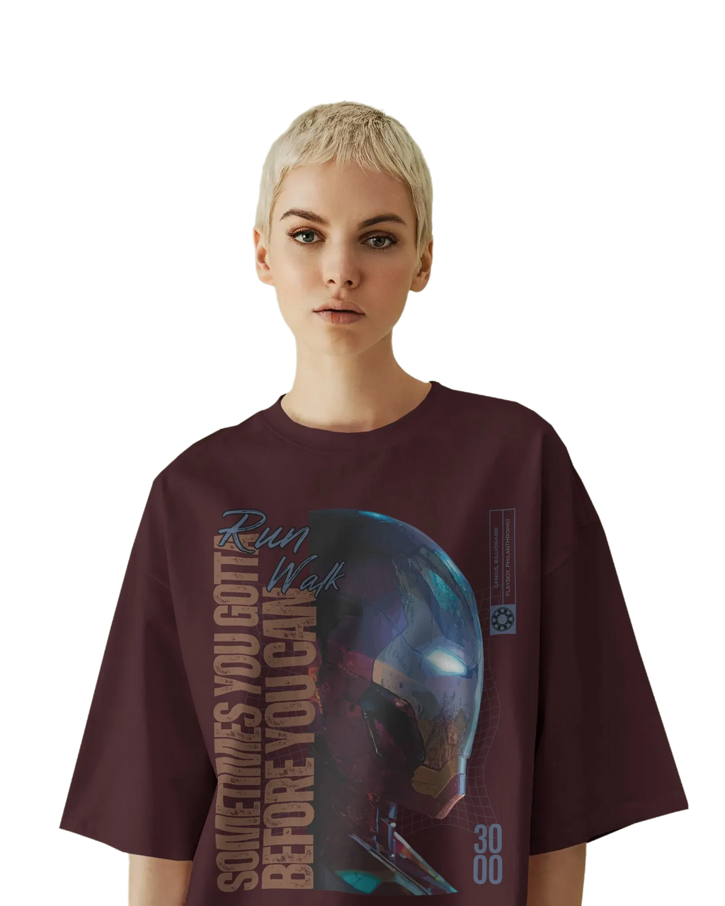 Iron Man - Marvel Terry Oversized Tee