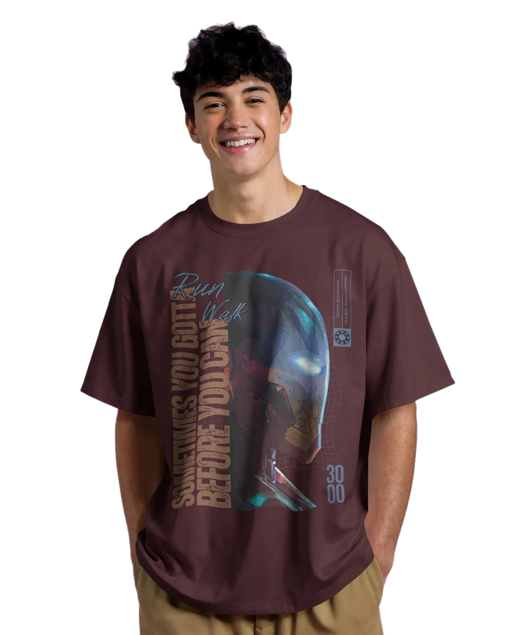 Iron Man - Marvel Terry Oversized Tee